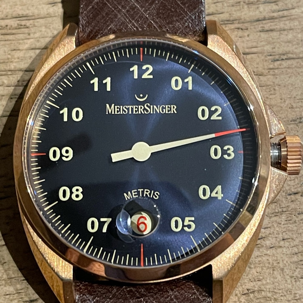 Meistersinger Metris Bronze Edition. New, w/Box